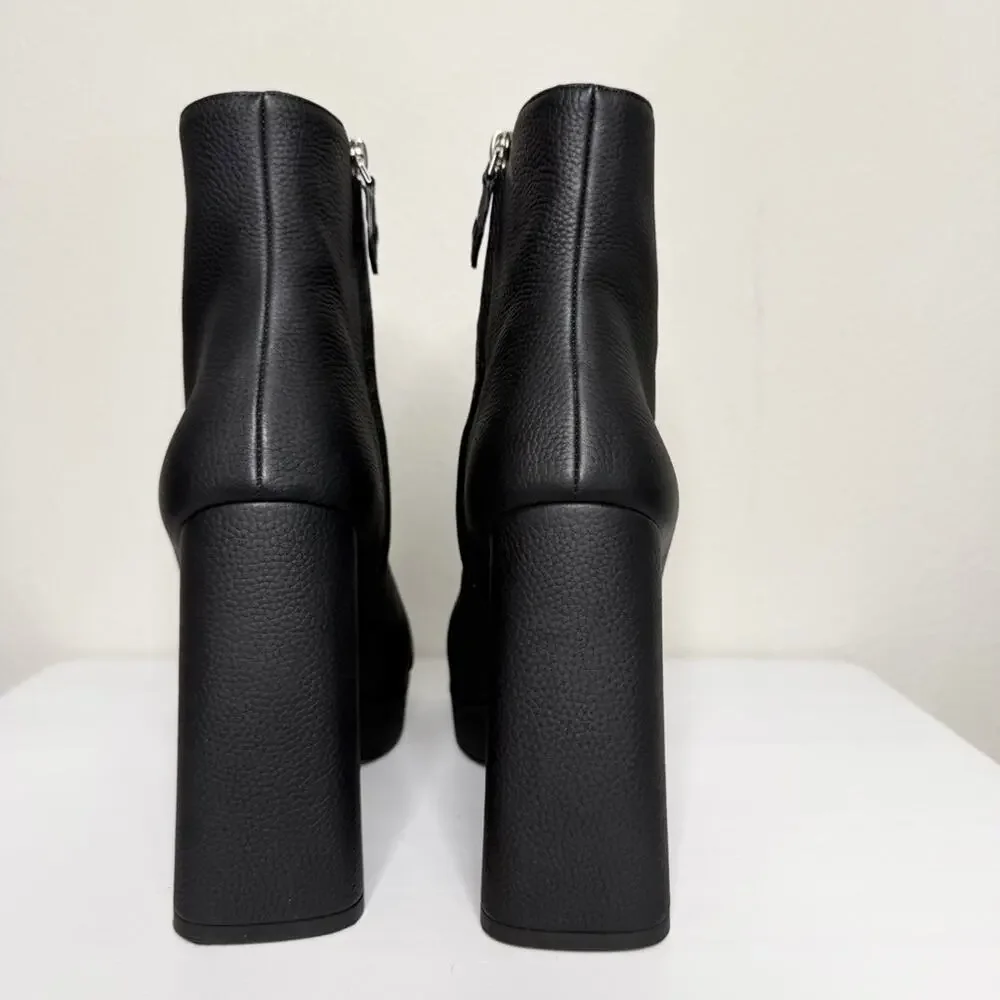 Louis Vuitton Shake Platform Ankle Boot in Black Grained Calf Leather Size 40 - Picture 6 of 11